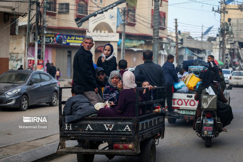 کوچ دوباره مردم غزه به مناطق امن