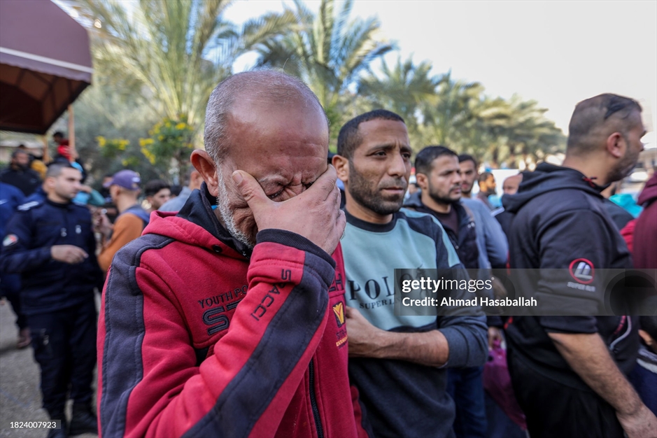 مردم فلسطینی در خان یونس