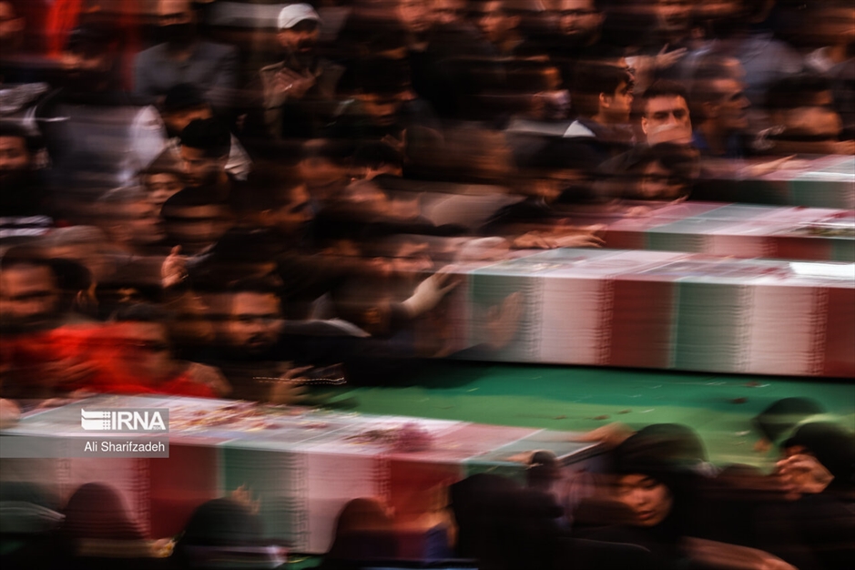 وداع با شهدای مدافع حرم