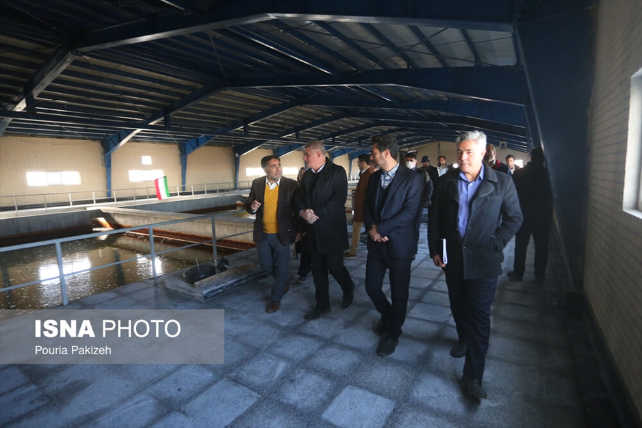 بازدید خبرنگاران از تصفیه خانه شیخی جان - همدان