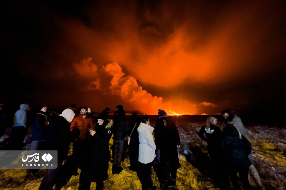 فعالیت آتشفشان در «ایسلند»