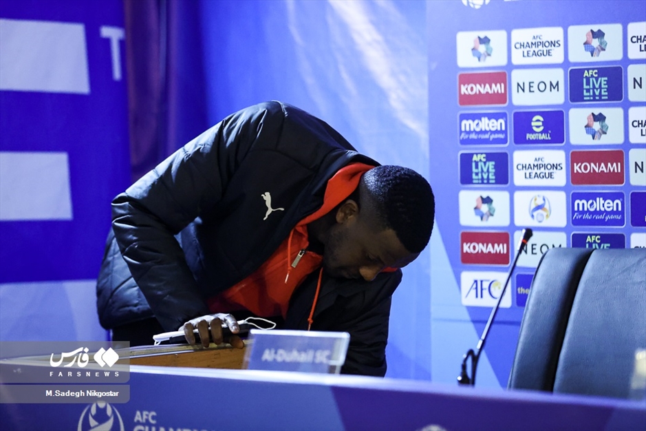 تمرین و نشست خبری سرمربی تیم فوتبال الدحیل