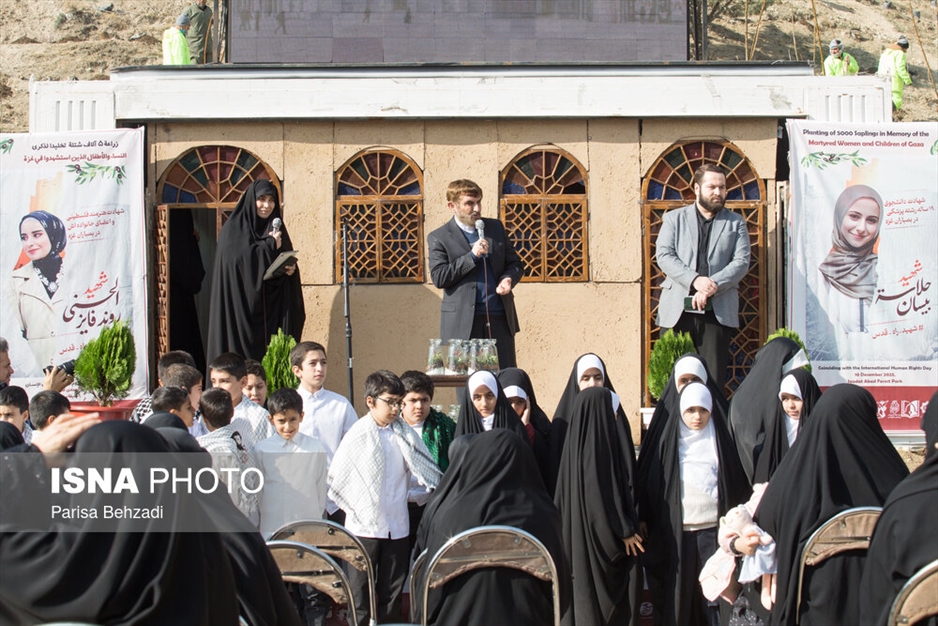 کاشت پنج هزار نهال به یاد کودکان و زنان شهید غزه
