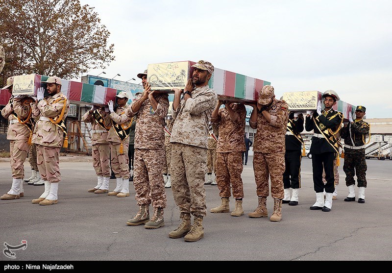  مراسم استقبال از ۱۲ شهید گمنام در مشهد 