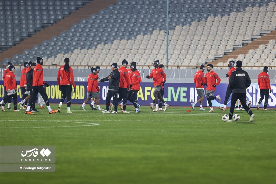 تمرین و نشست خبری سرمربی تیم فوتبال الدحیل