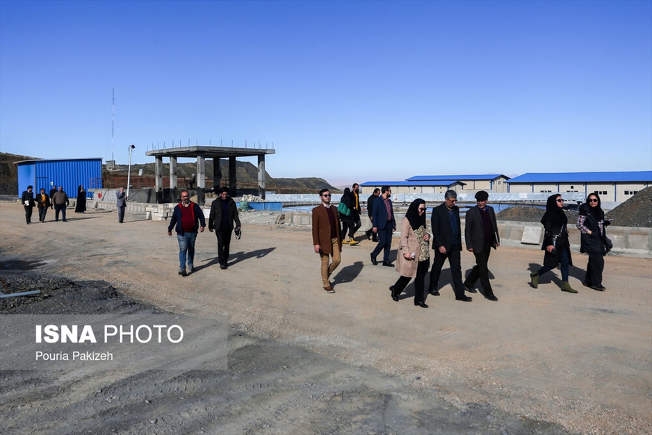 بازدید خبرنگاران از تصفیه خانه شیخی جان - همدان