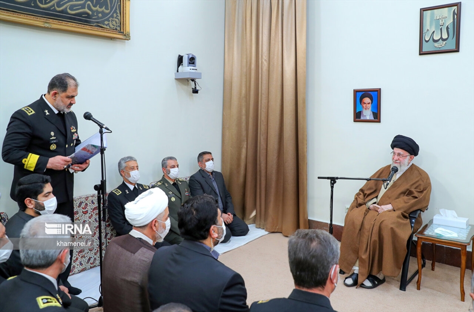 دیدار فرماندهان نیروی دریایی با فرمانده کل قوا