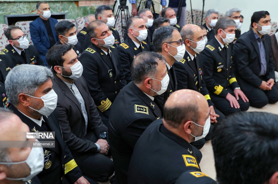 دیدار فرماندهان نیروی دریایی با فرمانده کل قوا