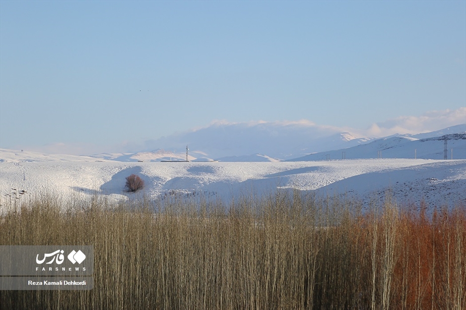 بارش برف در «چهارمحال و بختیاری»