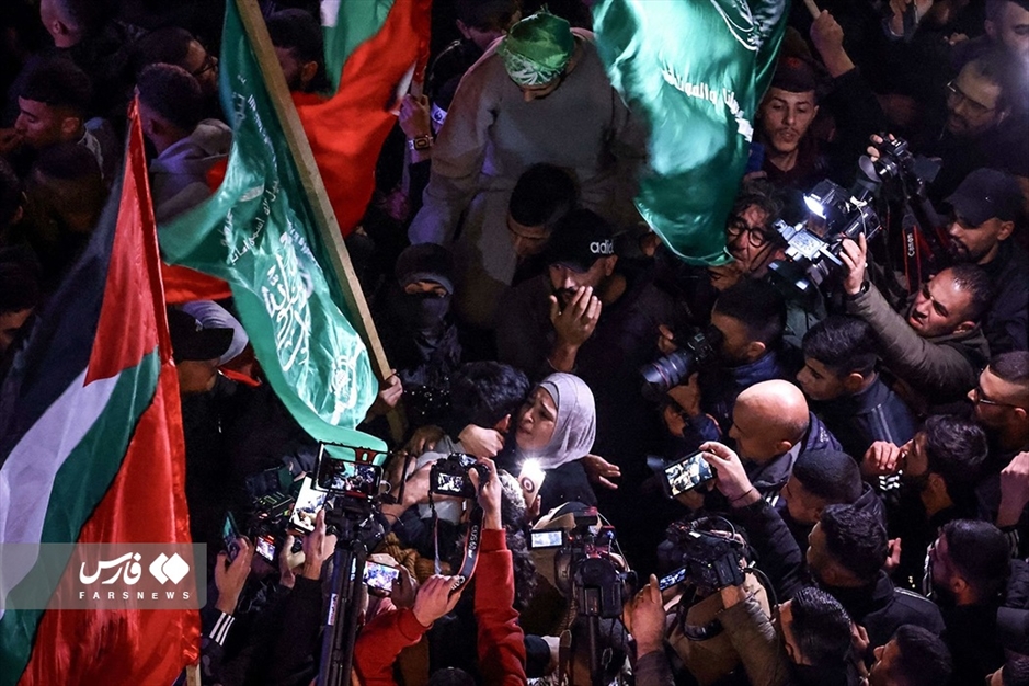 لحظات تاریخی آزادی اسرای فلسطینی