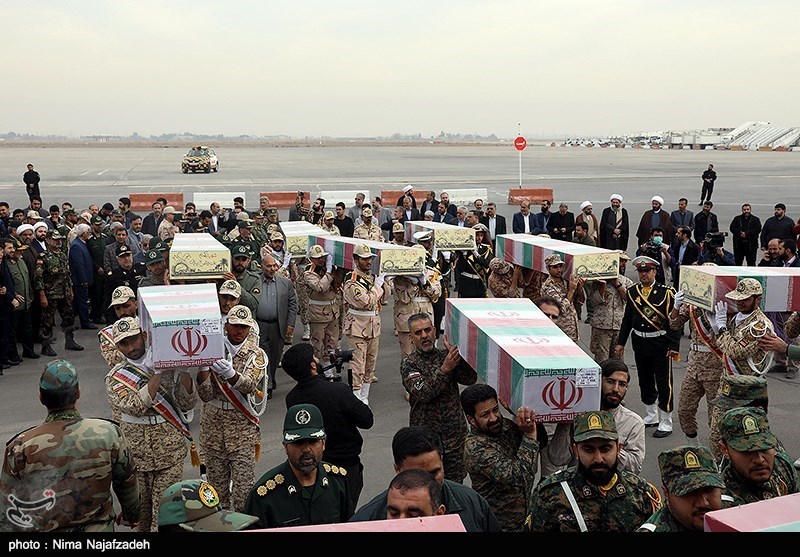  مراسم استقبال از ۱۲ شهید گمنام در مشهد 