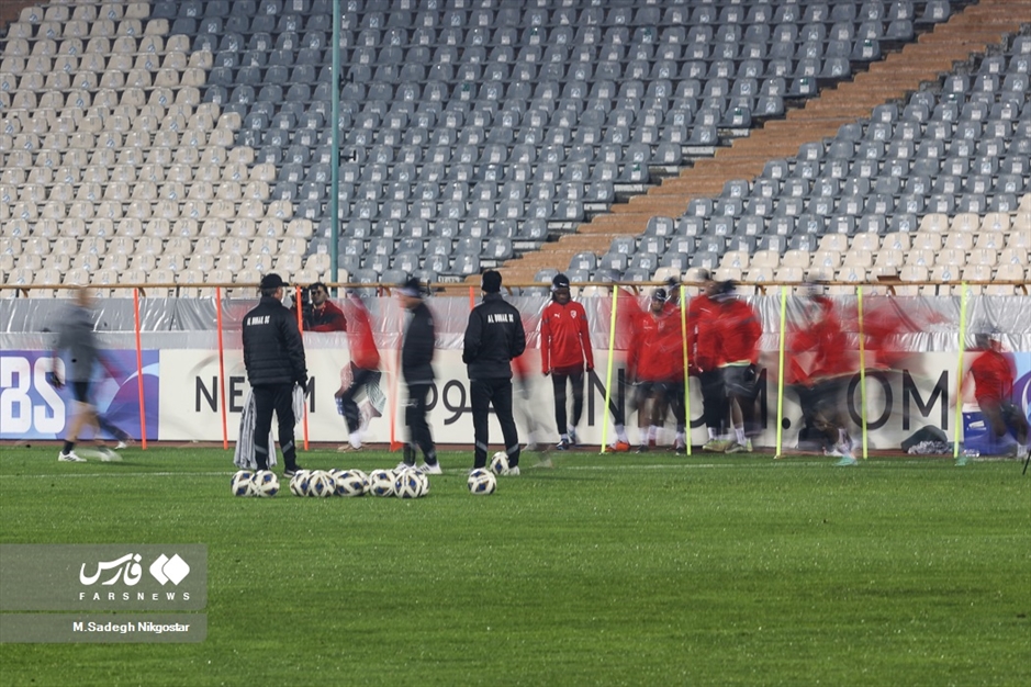 تمرین و نشست خبری سرمربی تیم فوتبال الدحیل