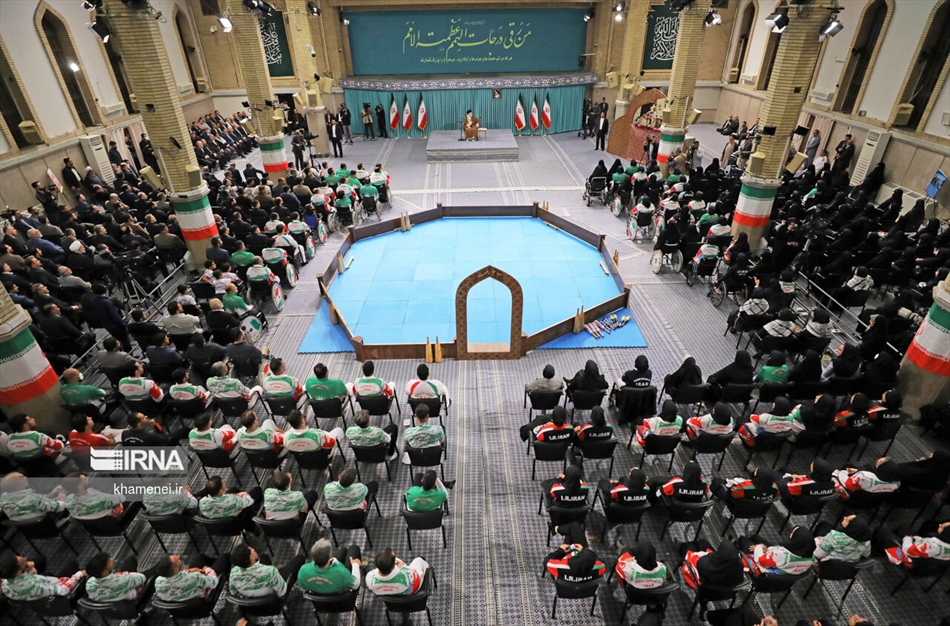 دیدار قهرمانان و مدال‌آوران ورزشی با رهبر انقلاب