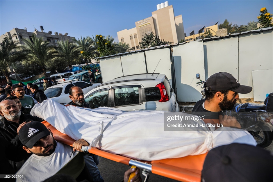 مردم فلسطینی در خان یونس