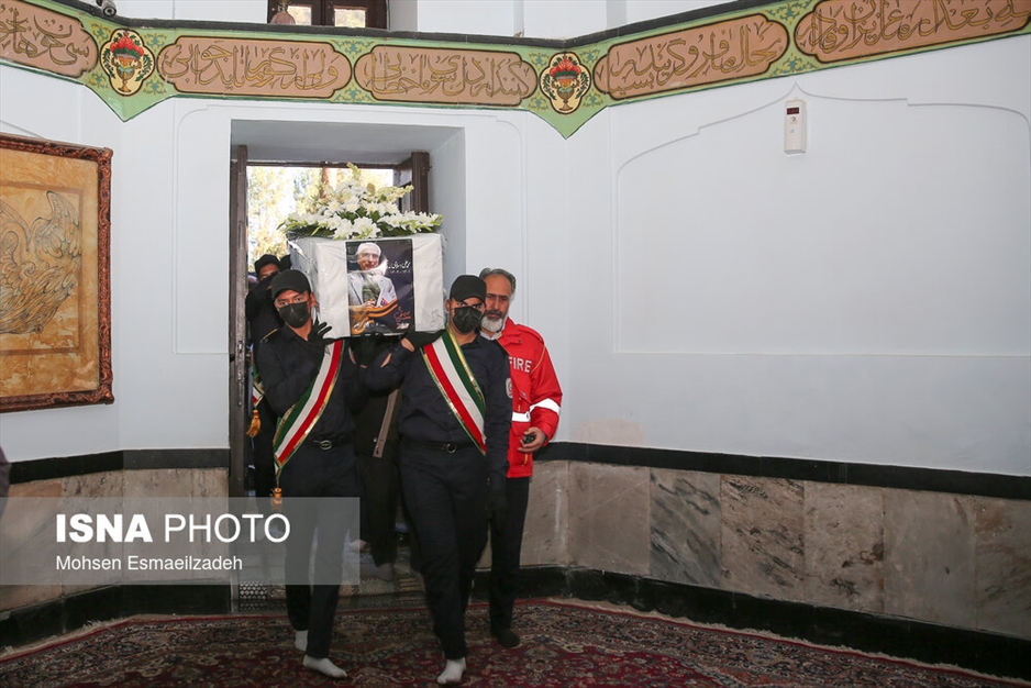 خاکسپاری محمدعلی اسلامی ندوشن در نیشابور