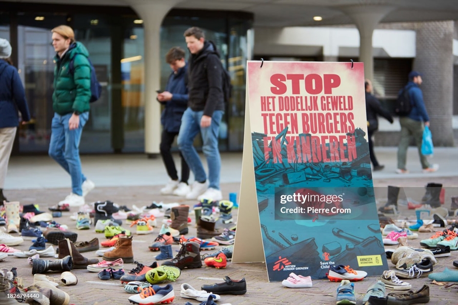 اعتراضات در هلند در حمایت از کودکان فلسطینی 