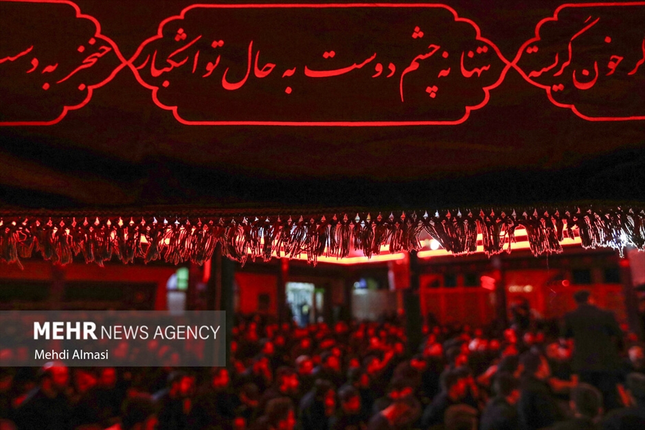 عزاداری ایام فاطمیه در حسینیه اعظم زنجان