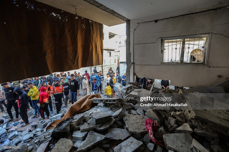 مردم فلسطینی در خان یونس