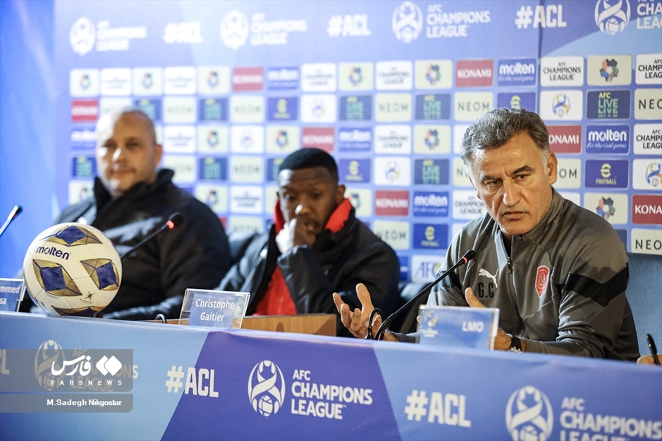 تمرین و نشست خبری سرمربی تیم فوتبال الدحیل