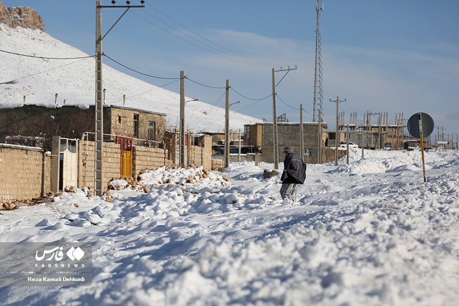 بارش برف در «چهارمحال و بختیاری»