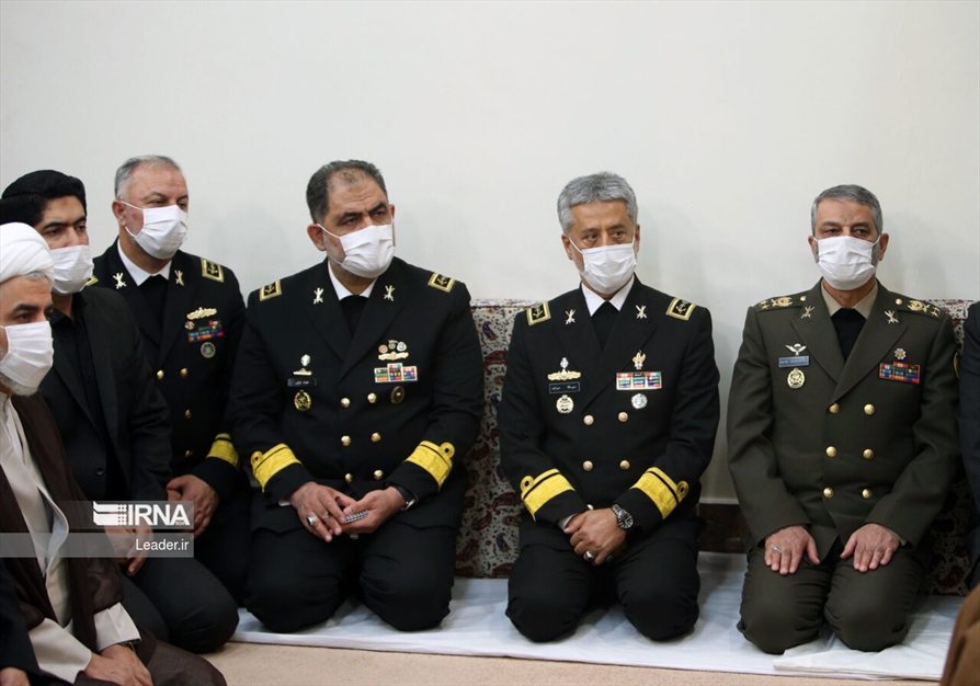 دیدار فرماندهان نیروی دریایی با فرمانده کل قوا