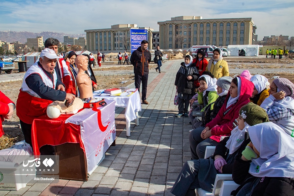 بزرگترین مانور امداد و نجات در تبریز