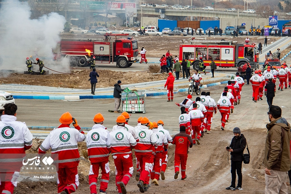 بزرگترین مانور امداد و نجات در تبریز