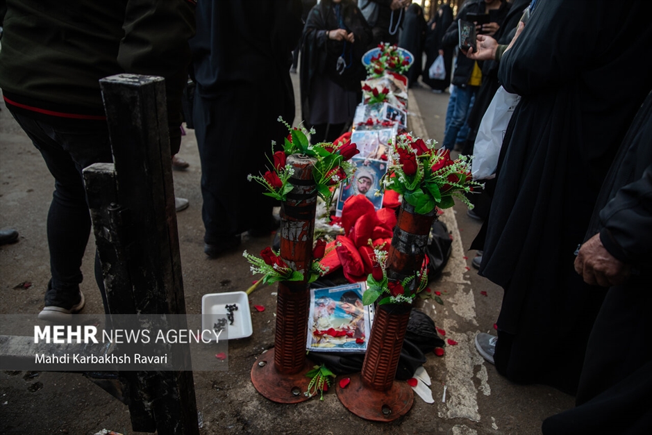 تشییع پیکر شهدای حادثه تروریستی کرمان در مصلی کرمان