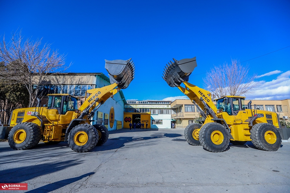 رونمایی از اولین بیل هیدرولیکی ۷۵ تن در هپکو