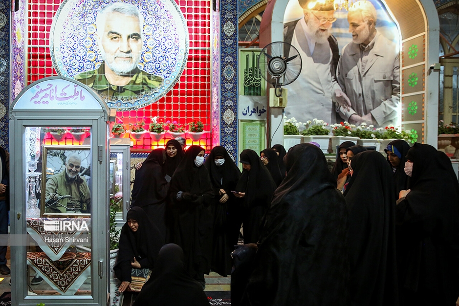 گلزار شهدای کرمان پس از خاکسپاری شهدا