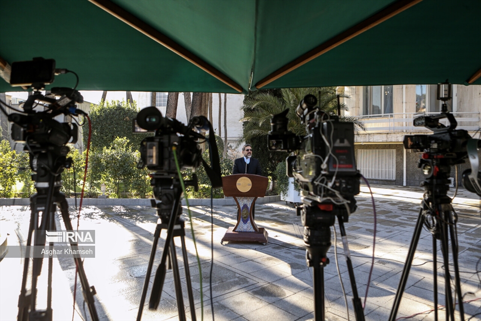 اعضای هیأت دولت در جمع خبرنگاران- ۶ دی ۱۴۰۲