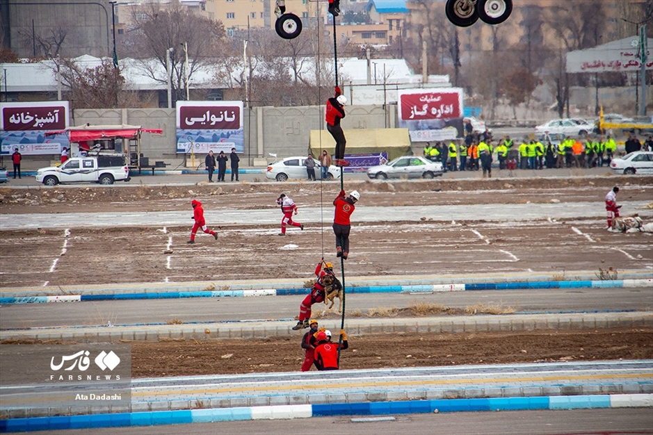 بزرگترین مانور امداد و نجات در تبریز