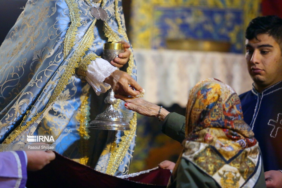 عشای ربانی در کلیسای «بیت اللحم»