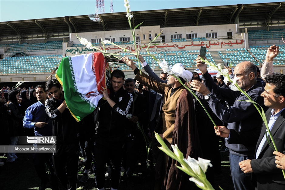 تشییع پیکر «ملیکا محمدی»