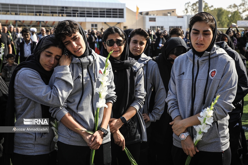 تشییع پیکر «ملیکا محمدی»