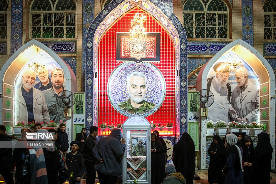 گلزار شهدای کرمان پس از خاکسپاری شهدا