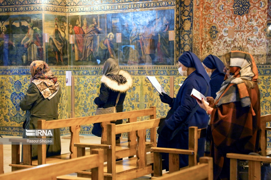 عشای ربانی در کلیسای «بیت اللحم»