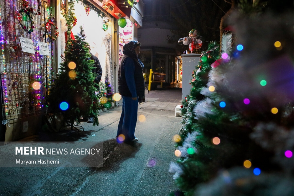 سال نو میلادی در تهران