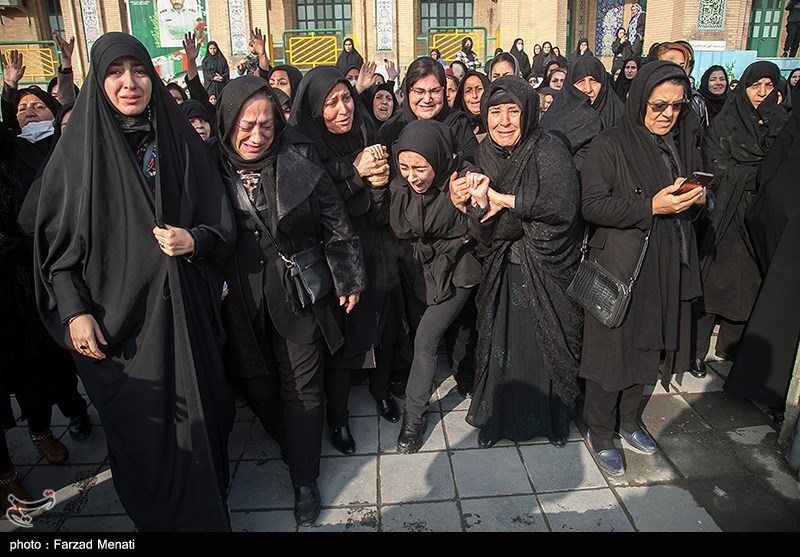 مراسم تشییع پیکر شهید شهریار بابایی - کرمانشاه