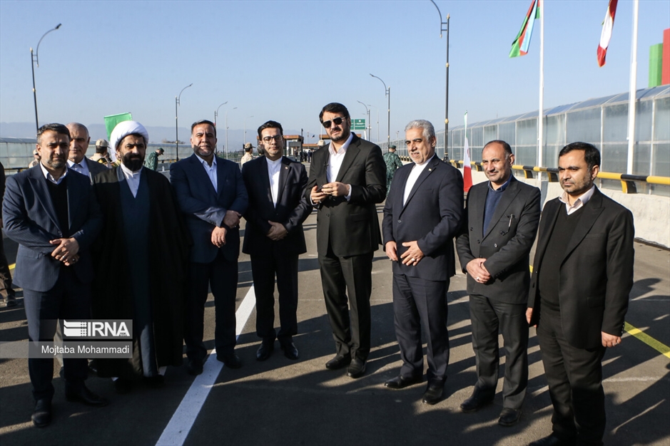 بهره برداری از پل مرزی جدید آستارا - آذربایجان