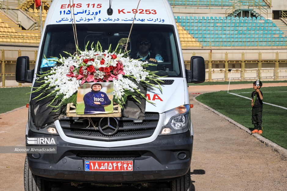 تشییع پیکر «ملیکا محمدی»