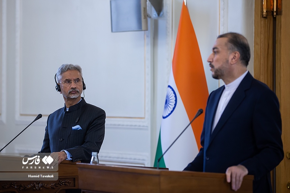 دیدار وزیر امور خارجه هند با امیرعبداللهیان