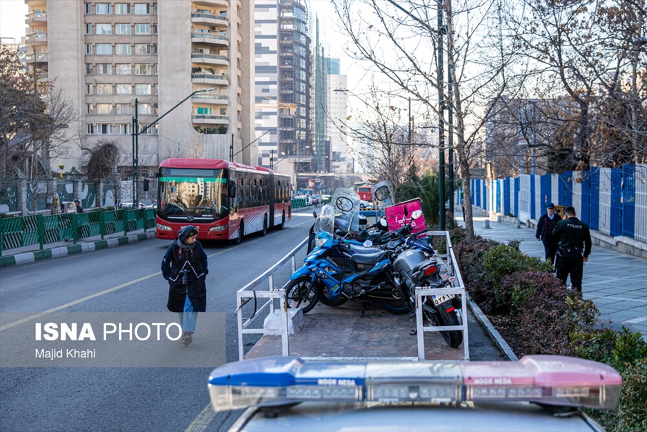 طرح برخورد پلیس راهور با موتور سواران متخلف