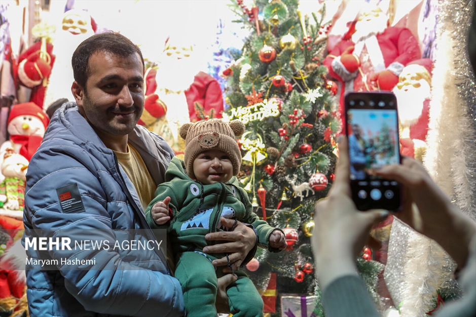 سال نو میلادی در تهران