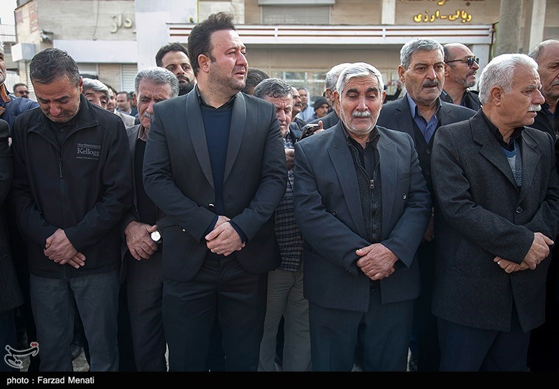 مراسم تشییع پیکر شهید شهریار بابایی - کرمانشاه