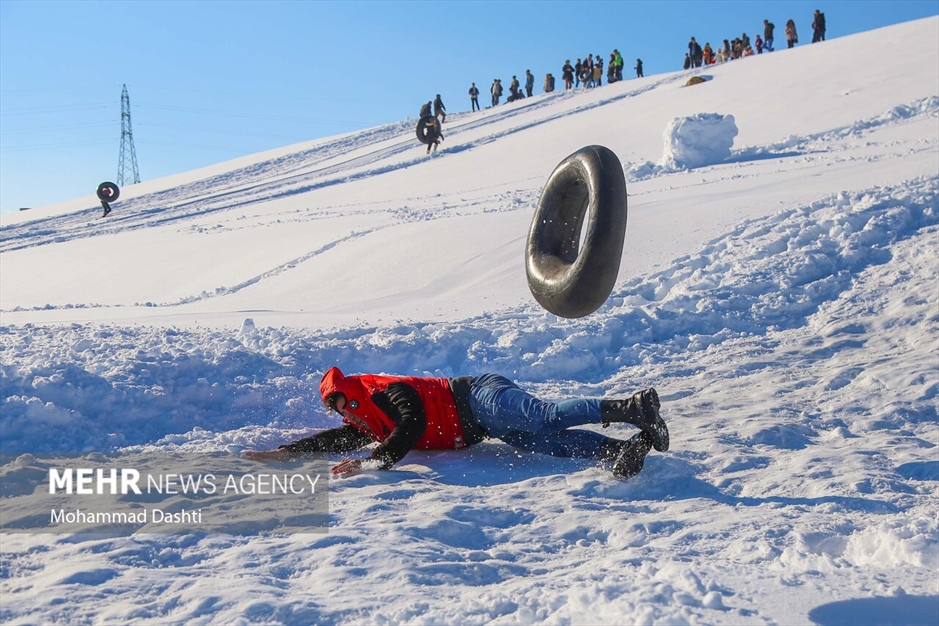 تیوپ سواری در اردبیل