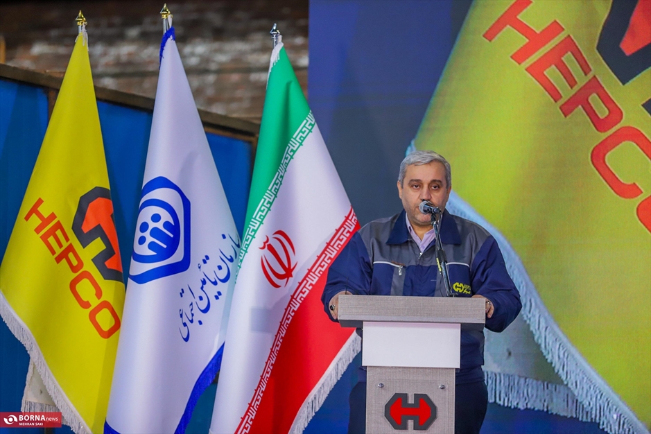 رونمایی از اولین بیل هیدرولیکی ۷۵ تن در هپکو