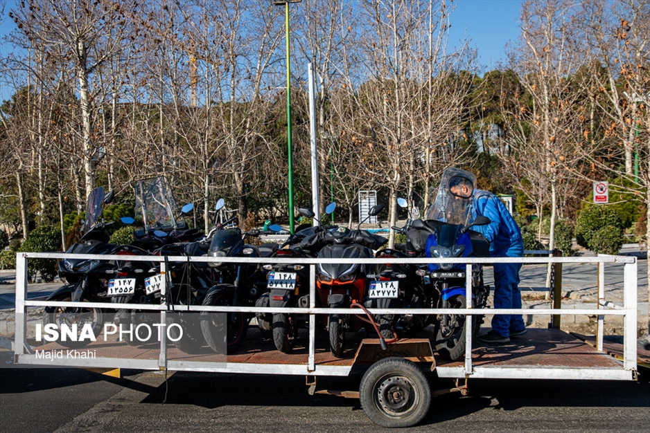 طرح برخورد پلیس راهور با موتور سواران متخلف