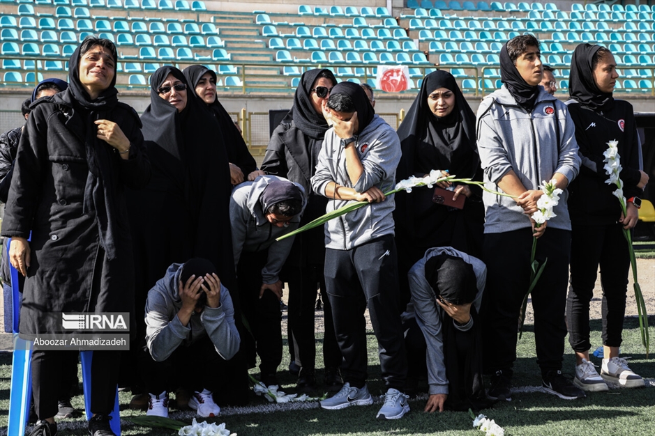 تشییع پیکر «ملیکا محمدی»