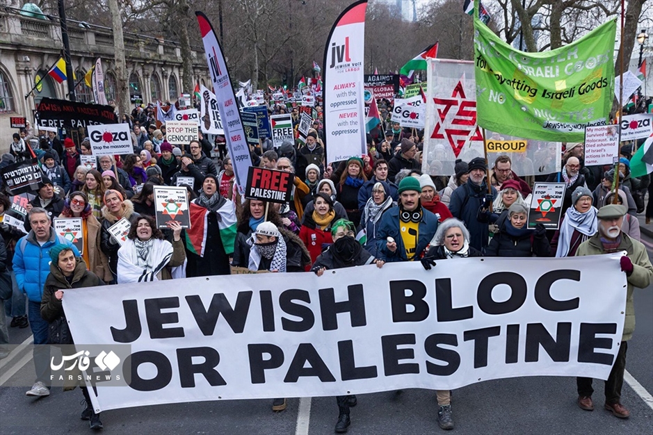راهپیمایی لندنی‌ها برای «غزه»